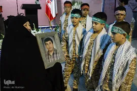 مراسم زنگ دانش آموز شهید در گلزار مطهر شهدا