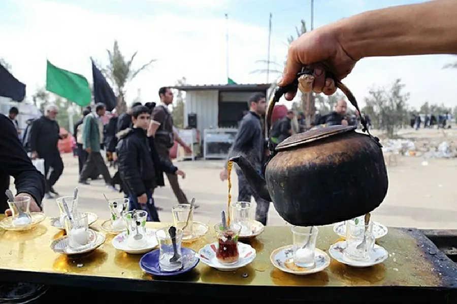 خدمت‌رسانی ۲۳ موکب چهارمحال‌وبختیاری در پیاده‌روی اربعین
