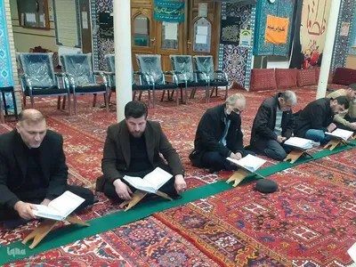 محفل جزء خوانی قرآن کریم در اهر