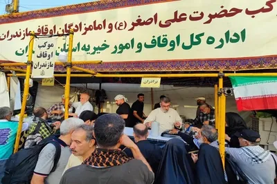 گزارش تصویری فعالیت موکب اوقاف مازندران در شهر مقدس سامرا