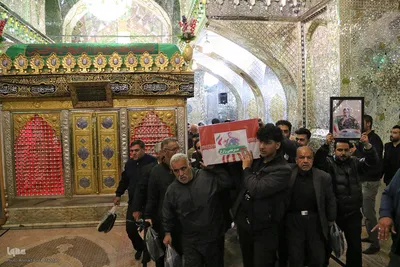 تشییع پیکر مطهر ۵ شهید جنگ تحمیلی آمریکایی صهیونیستی در شیراز