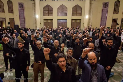 سوگواری شهادت سردار قاسم سلیمانی درمسجددانشگاه بوعلی سینا