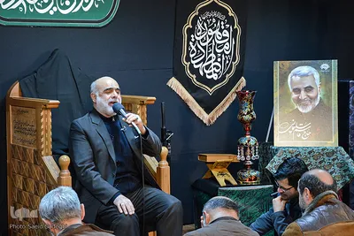 مراسم عزاداری شهادت حضرت فاطمه (س) در بیت امام جمعه تبریز