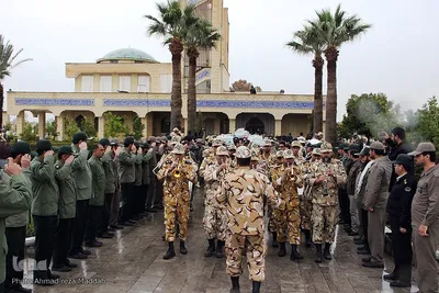استقبال از پیکر پاک 11 شهید گمنام هشت سال دفاع مقدس