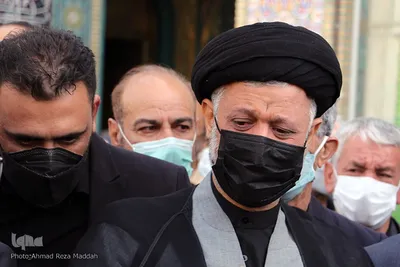 تشییع پیکر آیت‌ الله سید محمد فقیه در شیراز