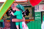 تعزیه ظهر عاشورا در امامزاده سیدابراهیم خمینی‌شهر