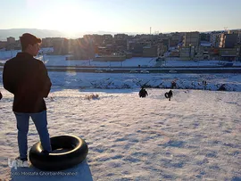 طبیعت زمستانی و روزهای سرد شهرستان اهر