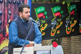 سوگواری ایام فاطمیه در جوار شهدای گمنام در اهواز