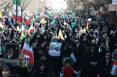 راهپیمایی روز قدس در همدان‎