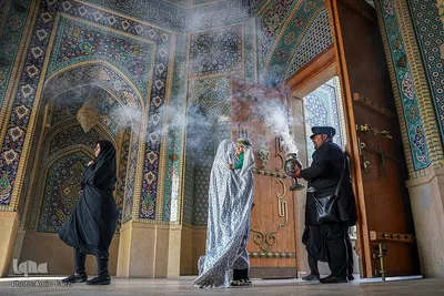 مراسم شیرخوارگان در حرم مطهر شاهچراغ(ع)