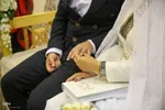 برگزاری مراسم عقد ازدواج جمعی از جوانان، به‌مناسبت ولادت باسعادت امام حسن مجتبی(ع)