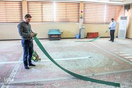 جلسه قرائت قرآن سازمان قضایی نیروهای مسلح خوزستان