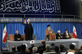 دیدار مسئولان نظام و سفرای کشورهای اسلامی با رهبر انقلاب