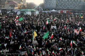 مراسم گرامیداشت یوم‌الله ۹دی در میدان امام حسین (ع)
