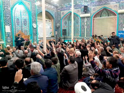مراسم استقبال از ماه مبارک رمضان در شهرستان اهر