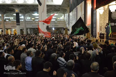 یه گزارش از مراسم عزاداری سالروز  شهادت حضرت معصومه(س)