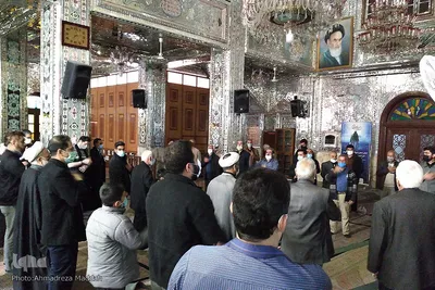 عزاداری شهادت حضرت زهرا(س) در آستان مقدس سیدعلاءالدین حسین(ع) شیراز‎‎