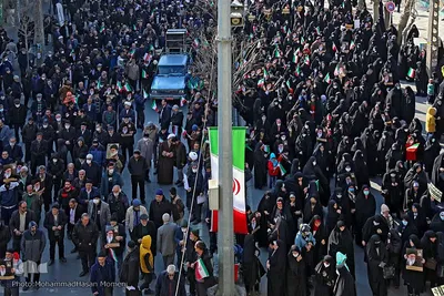 راهپیمایی مردم همدان‎‎