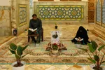 مراسم جزءخوانی قرآن در امامزاده نرمی دولت‌آباد