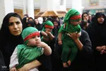 مراسم شیرخوارگان حسینی در حرم مطهر شاهچراغ(ع)