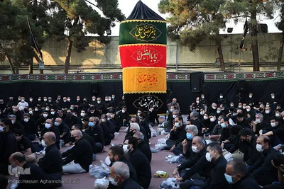 مراسم عزاداری شب هفتم محرم در هیئت بیت الحسین(ع)