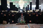 عکس | اقامه عزای مادر سادات در آستان مقدس مسجد جمکران
