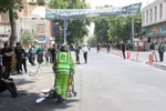 فعالیت بی‌وقفه ۴۰۰ پاکبان در روز تاسوعا برای پاکیزگی ارومیه