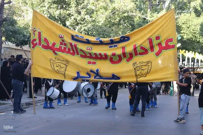 اجتماع هیئات مذهبی شهرستان ملایر به مناسبت  تاسوعای حسینی