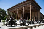 آیین استقبال از موتورسواران لهستانی در اصفهان