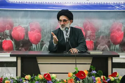 حجت‌الاسلام سیدعبدالمجید اشکوری در نشست بصیرتی روحانیون شهرستان اراک
