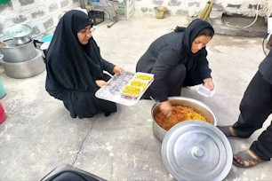خدمت‌رسانی موکب شهدای مورموری به زائران اربعین