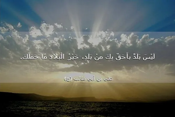رؤية الامام علي(ع) وموقفه من الوطن
