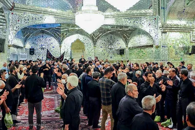 عزاداری روز شهادت حضرت امام رضا(ع) در حرم مطهر حضرت شاهچراغ (ع)