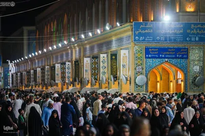 زائران و دلدادگان علوی،در شب عید بزرگ ولایت