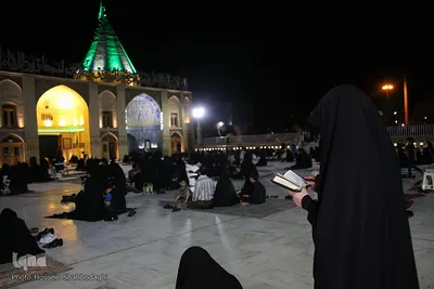 احیای شب قدر در گلزار شهدای قم