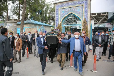 مراسم تشییع حافظ قران مرحوم استاد پرویز رمضانی‎‎