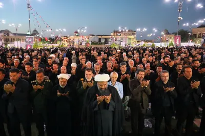 آیین باشکوه جاماندگان تشییع آقای شهید ایران در همدان
