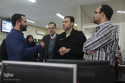 بازدید سخنگوی ناجا از خبرگزاری ایکنا
