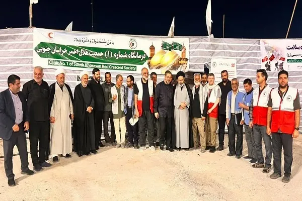 خدمات پزشکی هلال احمر خراسان‌جنوبی مایه آرامش زائران در کاظمین است