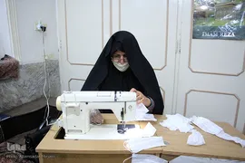 مادر شهید، مجاهد مبارزه با کرونا