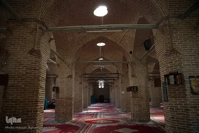 شبستان چهل‌ستون مسجد جامع(عتیق) ۱۰۰۰ساله تهران