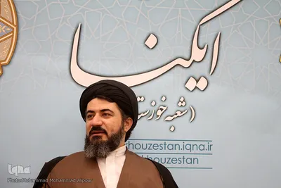 حضور حجت‌الاسلام طباطبایی،‌رئیس حوزه هنری خوزستان در تحریریه ایکنا خوزستان 