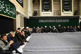 عزاداری شب عاشورای حسینی با حضور رهبر معظم انقلاب