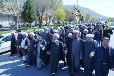 مراسم اربعین سید و سالار شهیدان انقلاب اسلامی در لرستان