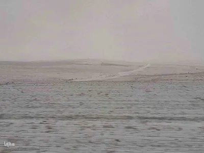 طبیعت برفی ارتفاعات و مناطق روستایی اهر