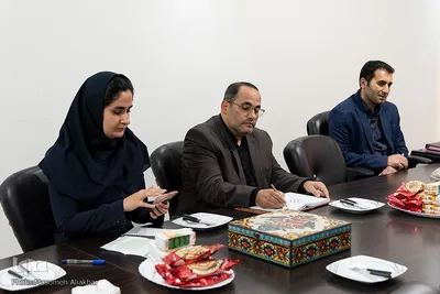 حضور مدیر کل بنیاد شهید و امور ایثارگران استان البرز در خبرگزاری ایکنا البرز‎