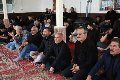 برگزاری مراسم سنتی عزاداری اربعین حسین در روستای خونیق شهرستان اهر