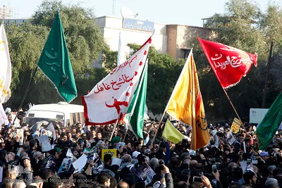تشییع پیکر مطهر سپهبد شهید قاسم سلیمانی، سردار ایران در اهواز