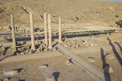 تصاویر هوایی از تخت جمشید