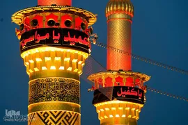 عزاداری شب تاسوعا در کربلای معلی